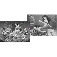 Puzzle - Hfehrke s Kis hableny, 2 x 48 db