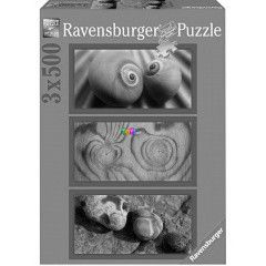 Puzzle - Homokban, 3x500 db