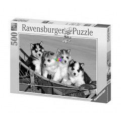 Puzzle - Husky klykk, 500 db