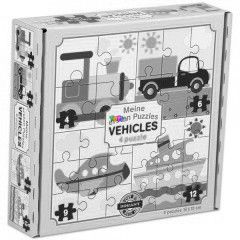Puzzle - Jrmvek, 4 az 1-ben, maxi
