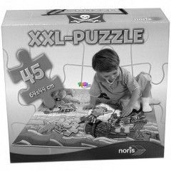 Puzzle - Kalzok ris padl-puzzle, 45 db