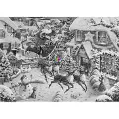 Puzzle - Karcsonyi vidmsg, 1000 db