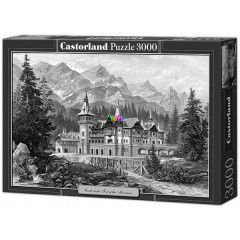 Puzzle - Kastély a hegy lábánál, 3000 db