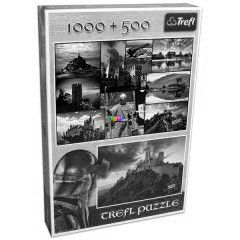 Puzzle - Kastlyok s lovagok, 1000 s 500 db