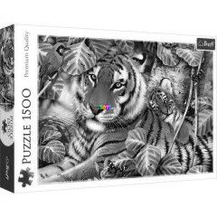 Puzzle - Kt tigris, 1500 db