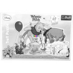 Puzzle, ktoldalas - Micimack s bartai, 60 db