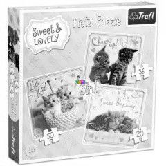 Puzzle - Kiscick, 3 az 1-ben