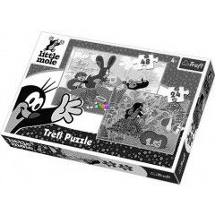 Puzzle - Kisvakond s bartai, 24+48 db