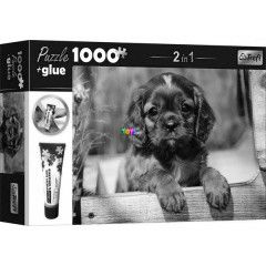 Puzzle - Klyk kutya, 1000 db + ragaszt