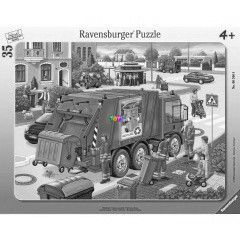Puzzle - Kuksaut ramapuzzle, 35 db
