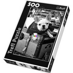 Puzzle - Kutya a dobozon, 500 db