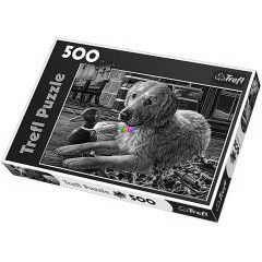 Puzzle - Kutya a kandallnl, 500 db