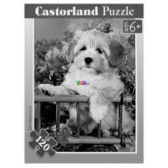 Puzzle - Kutyus virggal, 120 db