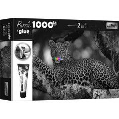 Puzzle - Leoprd, 1000 db + ragaszt