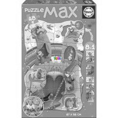 Puzzle - Lovagok s hercegnk, 48 db