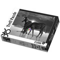 Puzzle - Lovak a tengerparton, 1500 db