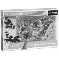 Puzzle - Magyarorszg trkp, 44 db