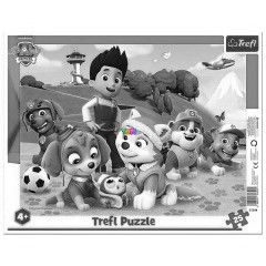 Puzzle - Mancs rjrat nyomon van, 25 db