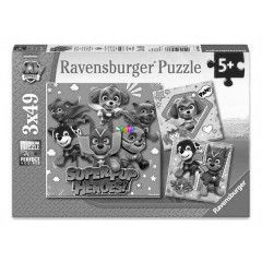 Puzzle - Mancs rjrat Super kutyi hsk, 3 x 49 db