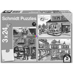 Puzzle - Mentegysgek, 3 x24 db