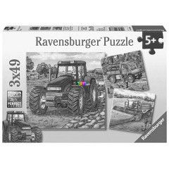Puzzle - Mezgazdasgi gpek, 3x49 db