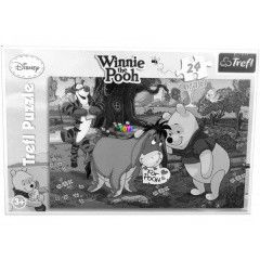 Puzzle - Micimack s bartai - Valentin nap, 24 db