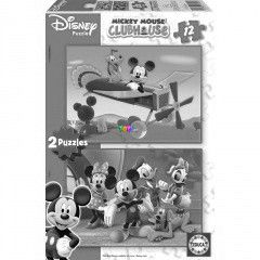 Puzzle - Mickey Egr Club, 2x12 db