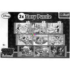 Puzzle - Mikiegr s bartai - Hrom trtnet, 30+40+60 db