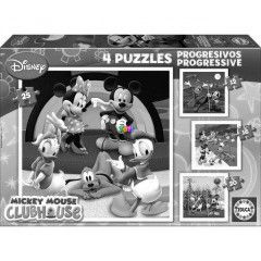 Puzzle - Mikiegr klubhza 12-16-20-25 db