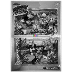 Puzzle - Mikiegr Roadster Racers, 2 az 1-ben