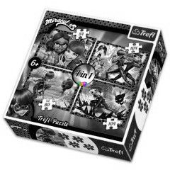 Puzzle - Miraculous, 4 az 1-ben