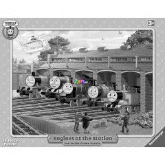 Puzzle - Mozdonyok az llomson 25 db