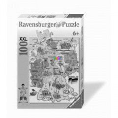 Puzzle - Nmetorszg trkpe 100 db 