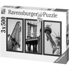 Puzzle - New York-i pillanatok, 3x500 db