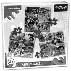 Puzzle - Nickelodeon mesk, 3 az 1-ben