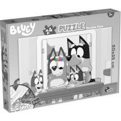 Puzzle- Olvas a csald, 2 az 1-ben, 24 db
