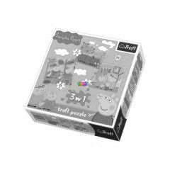 Puzzle - Peppa malac, 3 az 1-ben