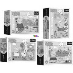 Puzzle - Peppa malac boldog napja, 54 db
