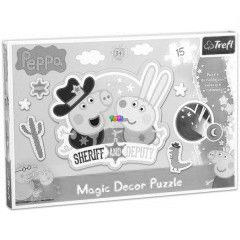 Puzzle - Peppa malac - Magic Decor, 15 db