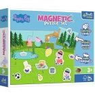 Puzzle - Peppa malac mgneses baby puzzle, 9 db
