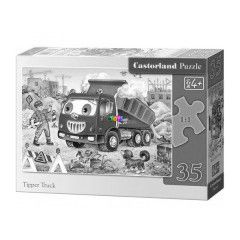 Puzzle - Piros dmper, 35 db