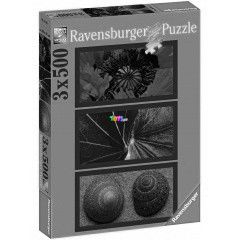 Puzzle - Piros hangulat, 3x500 db