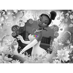 Puzzle - Princess & Frog, 100 db