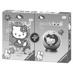 Puzzle+PuzzleBall - Hello Kitty