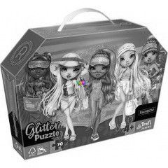 Puzzle - Rainbow High - Glitteres, 70 db
