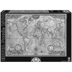 Puzzle - Rgi politikai vilgtrkp, 1500 db