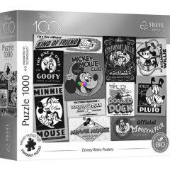 Puzzle - Retro Disney poszterek, 1000 db