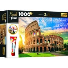 Puzzle - Róma, Colosseum, 1000 db + ragasztó