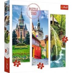 Puzzle - Románia nevezetességei - 3 x 300 db