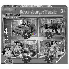 Puzzle - Rusty rendbehozza, 4 az 1-ben